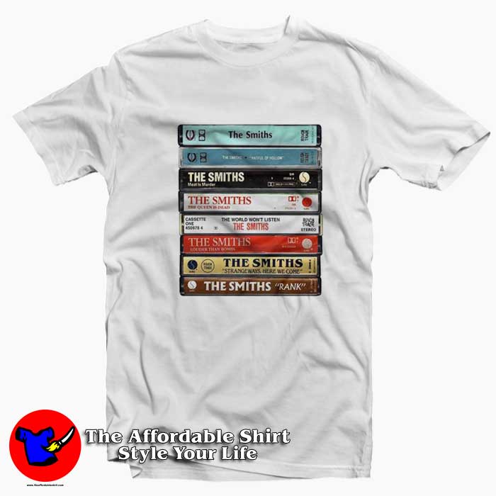 The Smiths Cassette Music Album Cover T Shirt 510x510 image The Smiths Cassette Music Album Cover T Shirt 510x510 The Smiths Cassette Music Album Cover T shirt On Sale