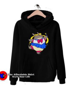 Totoro Mashup Sailor Moon Funny Parody Hoodie