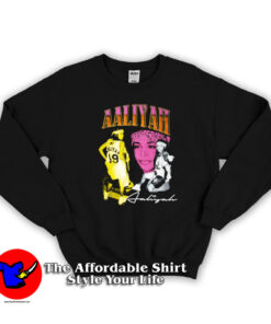 Vintage Aaliyah Basketball Vintage Unisex Sweatshirt