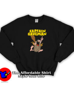 Vintage Captain Caveman Logo Funny Unisex Sweatshirt