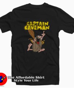 Vintage Captain Caveman Logo Funny Unisex T-shirt