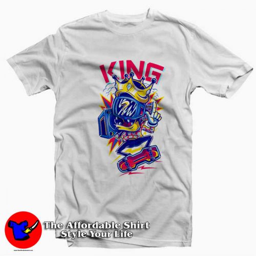Awesome King Graffiti Art Graphic Unisex T Shirt 500x500 Awesome King Graffiti Art Graphic Unisex T shirt On Sale