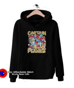 Captain Planet Cartoon Superstar Hip-Hop Hoodie