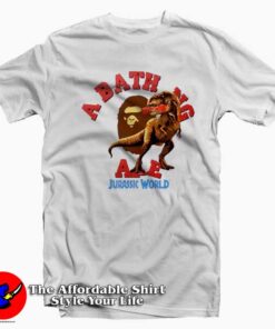 Cheap BAPE x Jurassic World Raptor Unisex T-shirt