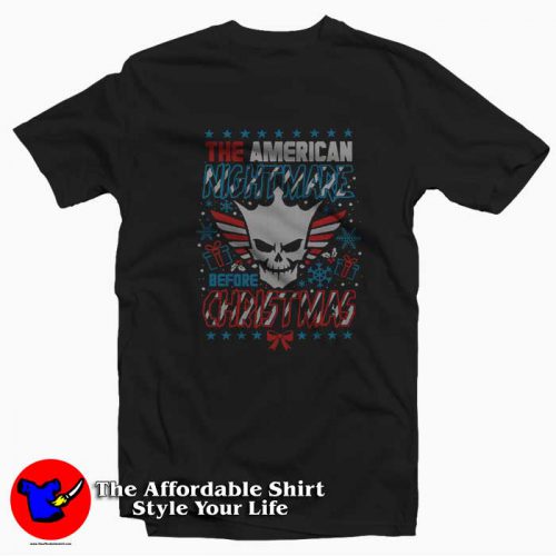 Cody Rhodes The Nightmare Before Christmas T Shirt 500x500 Cody Rhodes The Nightmare Before Christmas T shirt On Sale