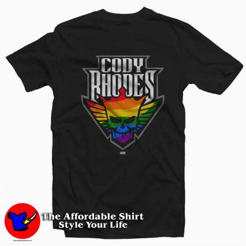 Cody Rhodes WWE Pride Graphic Unisex T Shirt 500x500 Cody Rhodes WWE Pride Graphic Unisex T shirt On Sale