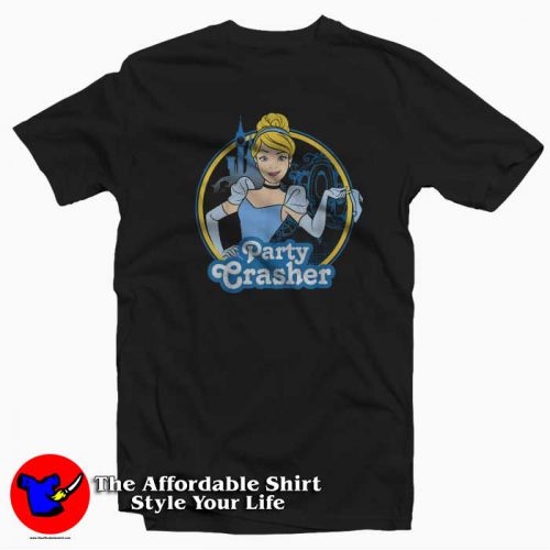 Disney Cinderella Party Crasher Unisex T Shirt 500x500 Disney Cinderella Party Crasher Unisex T shirt On Sale