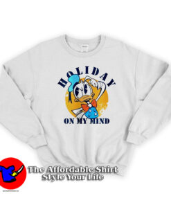 Funny Disney Donald Duck Holiday In My Mind Sweatshirt