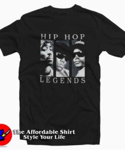 Hip Hop Legend 2Pac Tupac Biggie EazyE T-shirt