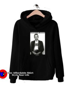Johnny Cash American Rebel Mugshot Unisex Hoodie