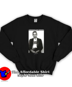 Johnny Cash American Rebel Mugshot Unisex Sweatshirt