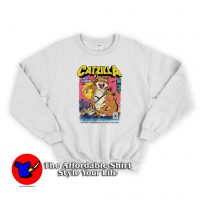 King Off The Monsters Catzilla Retro Unisex Sweatshirt