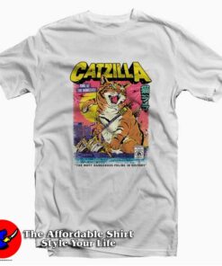 King Off The Monsters Catzilla Retro Unisex T-shirt