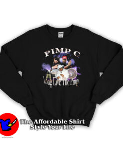 Long Live The Pimp Vintage Pimp C Unisex Sweatshirt