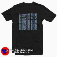 Neon Existential Dread Retrowave Aesthetic T-shirt