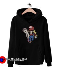 Nintendo Mario and Peach Funny Cartoon Hoodie