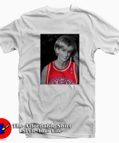 Princess Diana Philadelphia Sixers 76ers T-shirt