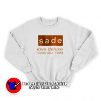 Sade Love Deluxe World Tour Rock Vintage Band Sweatshirt