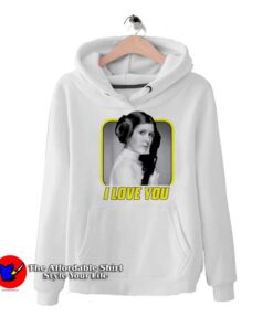 Star Wars Princess Leia I Love You Valentine Day Hoodie