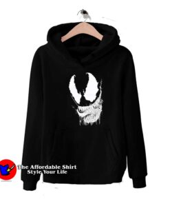 Venom Black & White We Are Venom Face Unisex Hoodie