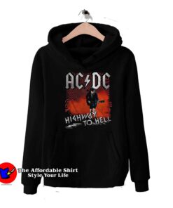 Vintage ACDC Highway To Hell Graphic Hoodie