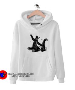 Vintage Bigfoot Loch Ness Monster Funny Hoodie