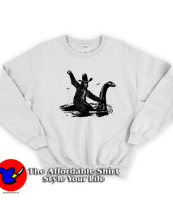 Vintage Bigfoot Loch Ness Monster Funny Sweatshirt