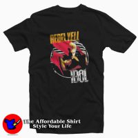 Vintage Billy Idol Rebel Yell Album Cover Unisex T-shirt
