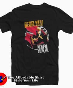 Vintage Billy Idol Rebel Yell Album Cover Unisex T-shirt