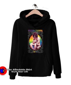 Vintage Frank Zappa on the Krappa Unisex Hoodie