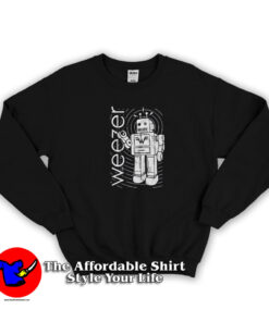 Weezer Robot 90s Vintage Retro Unisex Sweatshirt