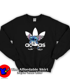 Adidas Sporty Lilo And Stitch Parody Unisex Sweatshirt