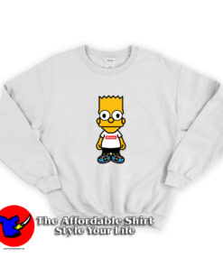 Bart Simpson Parody Nike Sneaker Unisex Sweatshirt