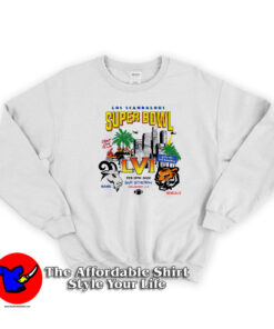 Bengals Vs Rams Super Bowl LVI Graphic Sweatshirt