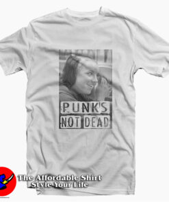 Britney Spears Shaved Head Punks Not Dead T-shirt