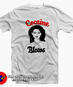 Cocaine Blows Hollywood Funny Unisex T-shirt