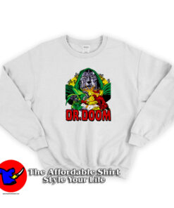 Dr Doom Vintage Bronze Age Comics Superhero Sweatshirt