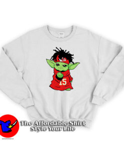 Funny Baby Yoda 15 Kansas City Chiefs Sweatshirt