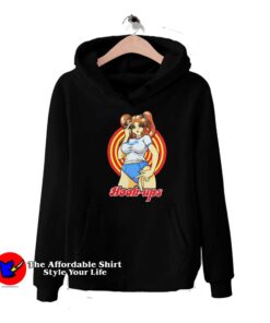 Hook Ups Milk Smoker Girl Anime Funny Hoodie