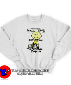 Japan Peanuts Charlie Brown Vintage Unisex Sweatshirt