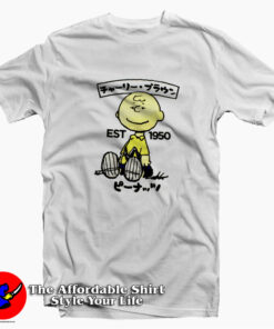 Japan Peanuts Charlie Brown Vintage Unisex Tshirt