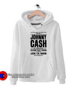 Johnny Cash IN Person Folsom State 1968 Hoodie