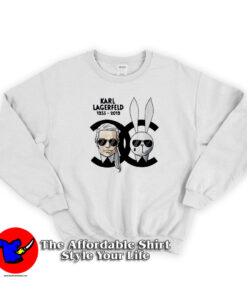 Karl Lagerfeld And Rabbit Chanel Unisex Sweatshirt