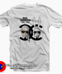 Karl Lagerfeld And Rabbit Chanel Unisex T-shirt