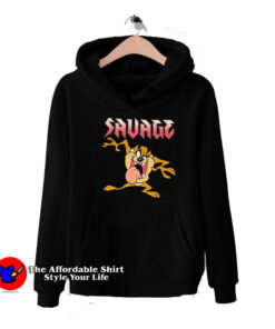 Looney Tunes Tasmanian Devil Savage Unisex Hoodie
