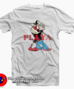 Popeye Playa Olive Oyl Cartoon Vintage Unisex T-shirt