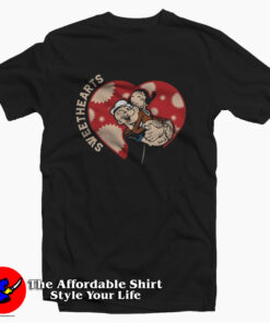 Popeye The Sailor Man Olive Oyl Sweet Hearts T-shirt