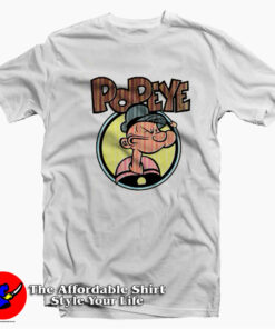 Popeye The Sailorman Halftone Comic Vintage T-shirt