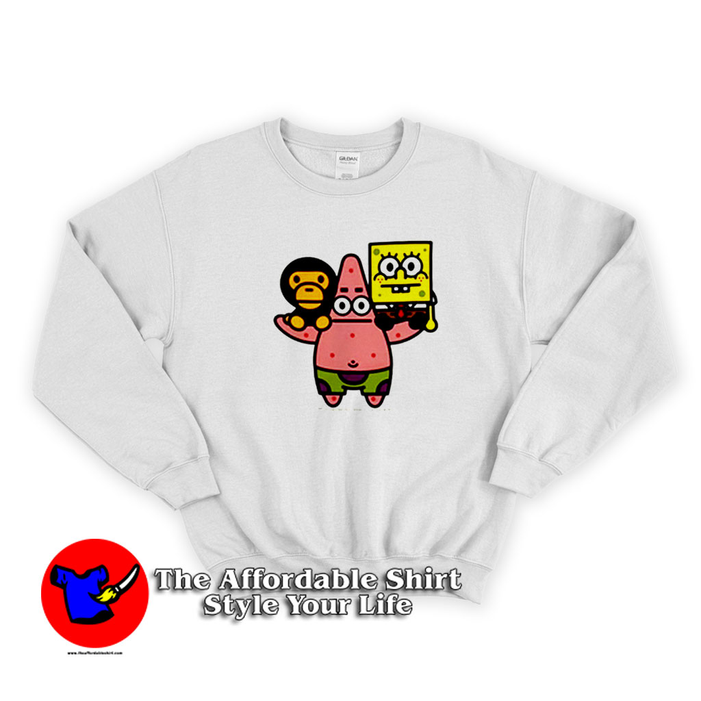 Rare Baby milo Bape x Spongebob Unisex Sweatshirt 510x510 image Rare Baby milo Bape x Spongebob Unisex Sweatshirt 510x510 Rare Baby milo Bape x Spongebob Unisex Sweatshirt On Sale