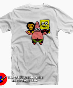 Rare Baby milo Bape x Spongebob Unisex T-shirt